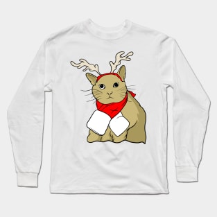 Christmas Cat Long Sleeve T-Shirt